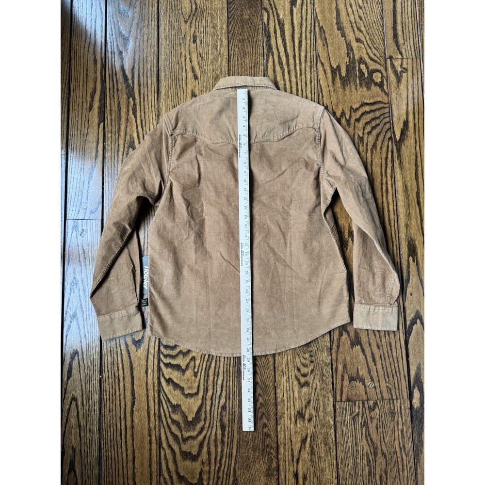 Howler Brothers Banning Corduroy Snap Shirt, Medium Duck Brown - Picture 8 of 9